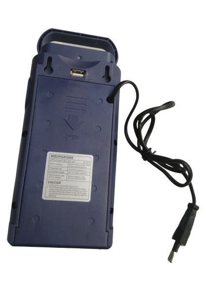 USB Şarj Çıkışlı 24 LED 80 Saat Akülü Şarjlı Işıldak-Findit fırsatları