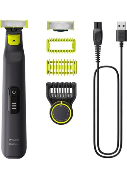 Yüz ve Vücut Şekillendirici 12 Ayar Islak ve Kuru Tıraş Şık Siyah Model