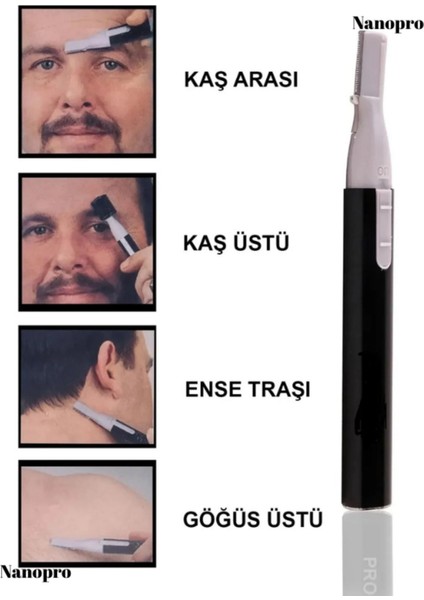 Nanopro Çok Fonksiyonlu Tıraş ve Bakım Cihazı Siyah modelleri