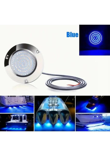 90 LED Mavi Su Altı Aydınlatma Lambası Sualtı