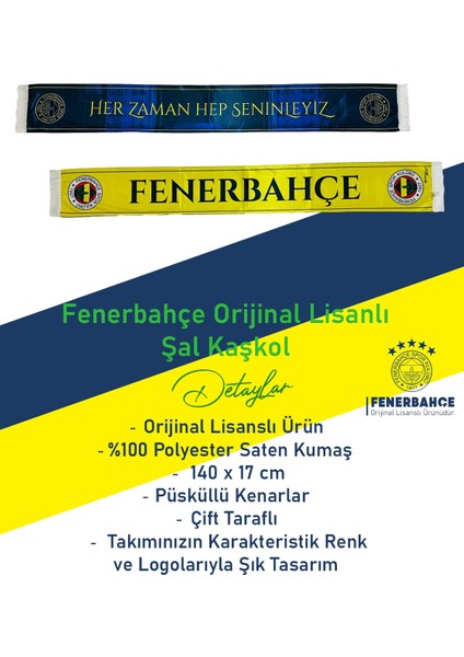 Orijinal Lisanslı Her Zaman Hep Seninleyiz Saten Şal Atkı fiyatları