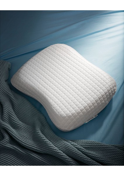Klubbsporre Ergonomik Yastık 44X56 cm Beyaz Ortopedik Uyku Yastığı Konforlu Destekleyici Boyun Sağlığı indirimleri