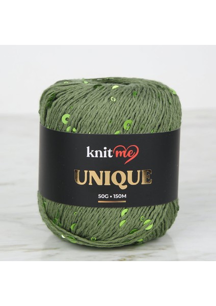 Unıque Yeşil El Örgü Ipi