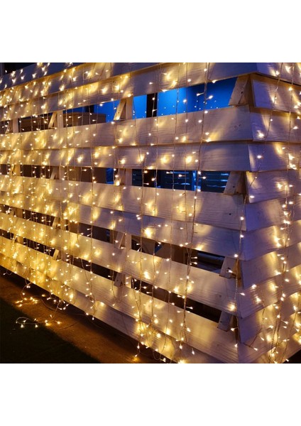 2x2 Metre 320 LED 8 Fonskiyonlu Dekoratif LED Günışığı Perde-Findit indirimleri