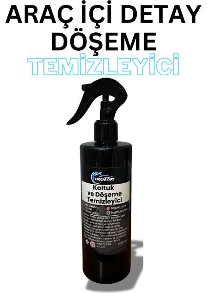 Araba Döşeme Koltuk Kir Leke Temizleme Spreyi Yüksek Etkili - Oto Detaylı Temizlik Spreyi 400ML fırsatları
