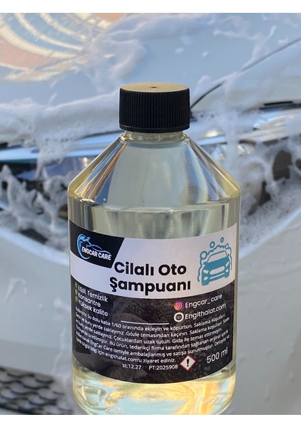 Cilalı Oto Şampuanı Konsantre Araç Şampuanı 500ML Yüksek Kalite Araba Yıkama Şampuanı modelleri
