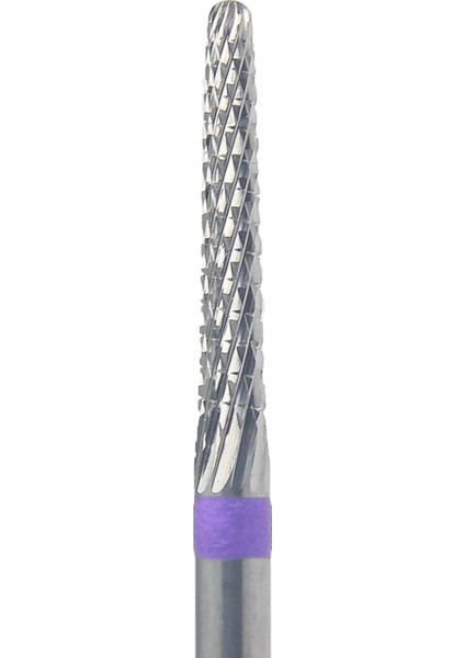 Manikür Çıkarma Çelik Törpü Ucu Mor Ince Koni FTKTR023-L16