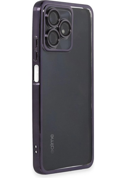 Realme C53 Kılıf Razer Lensli Silikon - Mor Arbkd fiyatları