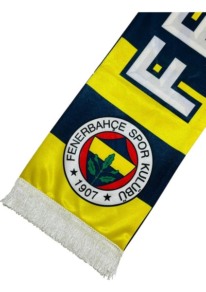Orijinal Lisanslı Sen Çok Yaşa Şal Atkı ve Bileklik Set Kanarya Baskılı Ahşap Kutulu