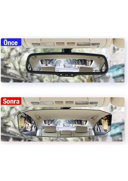 Zhltools SD-2415 Kavisli Dışbükey Geniş Açılı Araç Dikiz Aynası 299X90MM indirimleri