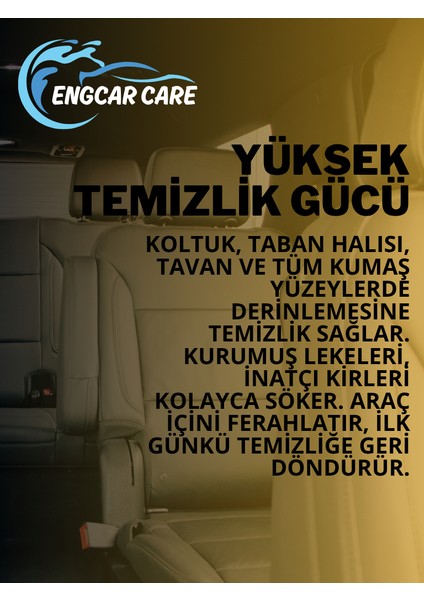 Torpido Plastik Parlatıcı ve Döşeme Koltuk Temizleyici Set - Yüksek Kalite 400ML 2x fiyatları
