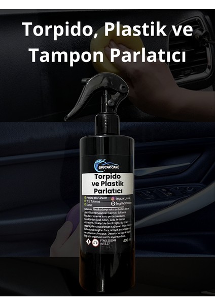 Torpido Plastik Parlatıcı ve Döşeme Koltuk Temizleyici Set - Yüksek Kalite 400ML 2x fırsatları