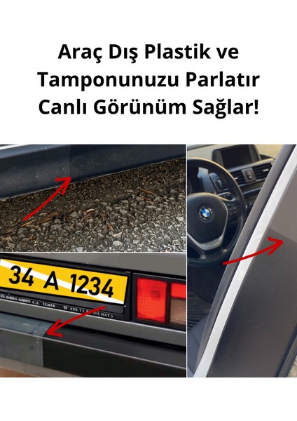 Torpido Plastik Parlatıcı ve Döşeme Koltuk Temizleyici Set - Yüksek Kalite 400ML 2x indirimleri