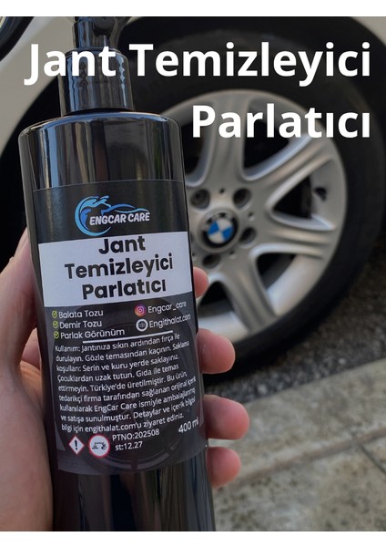 Jant Temizleyici Sprey - Premium Balata Tozu ve Demir Tozu Temizleme Spreyi 400ML