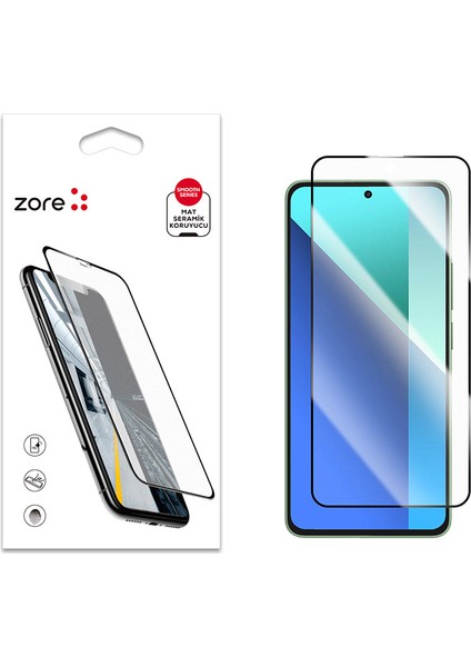 Xiaomi Redmi Note 13 4g Uyumlu Zore Mat Seramik Ekran Koruyucu