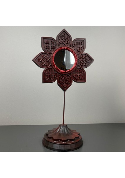 Dekoratif Masaüstü Ayna Makyaj Aynası Şık Modern Biblo Süs Eşyası Hediyelik Eşya Ev Ofis Dekor