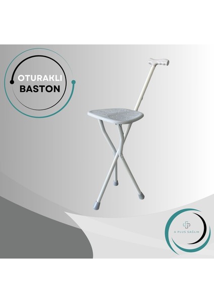Oturaklı Baston Katlanır Oturaklı Baston Yüksek Kalite Ithal Baston