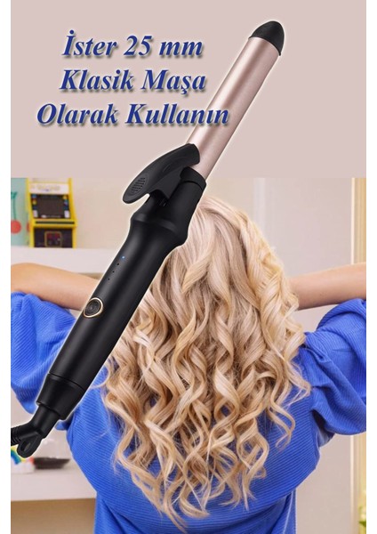 2in1 Wag ve 25MM Klasik Maşa Seti, Hediye Isı Koruma Eldiveniyle Siyah Renk fiyatları