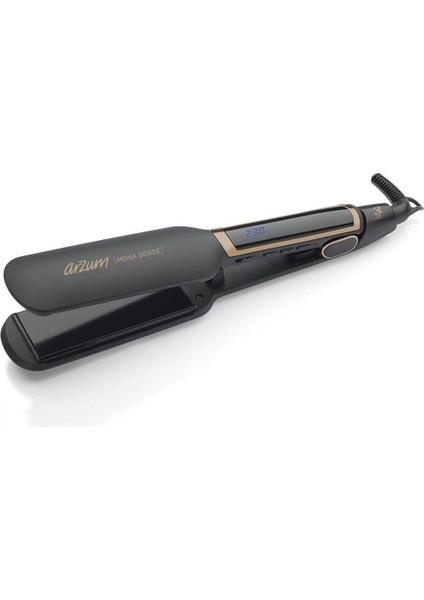 Şık Siyah Saç Düzleştirici AR5035 Mona Sense, Parlak ve Pürüzsüz Saçlar Için Ideal