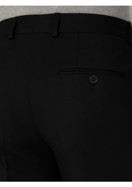 Erkek Siyah Slim Fit Kumaş Pantolon 50292514-VR046 indirimleri