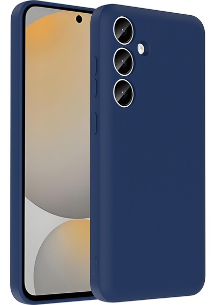 Samsung Galaxy S24 Fe Uyumlu Kılıf Kamera Korumalı Kartlık Hazneli Zore Vitra Kapak