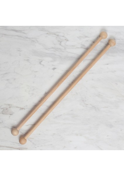 25 cm 1 Çift Ahşap Çubuk Başlıklı
