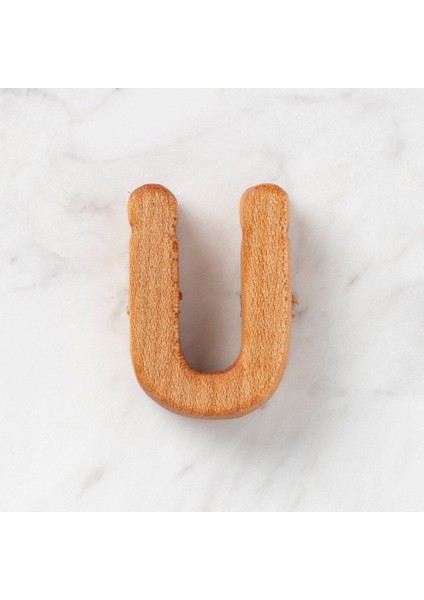 Hobi Baby Organik Ahşap Harf - Ü