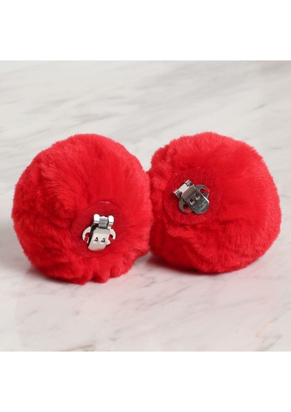 1 Çift Ayakkabı Ponponu Kırmızı fiyatları