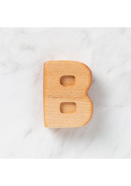 Hobi Baby Organik Ahşap Harf - B