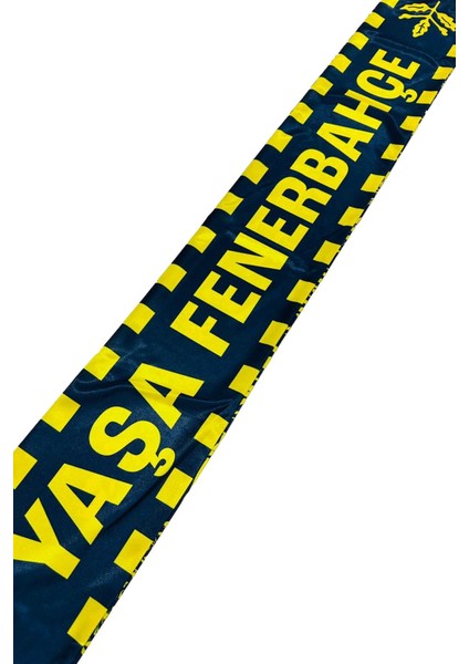 Orijinal Lisanslı Yaşa Fenerbahçe Şal Atkı Kanarya Baskılı Ahşap Kutulu