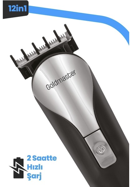 Paslanmaz Çelik 9'lu Erkek Bakım Seti Şık ve Standlı Tasarım