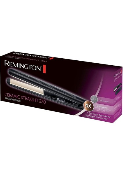 Siyah Çok Fonksiyonlu Saç Düzleştirici, Seramik Kaplama, Hafif ve Pratik Kullanım fırsatları