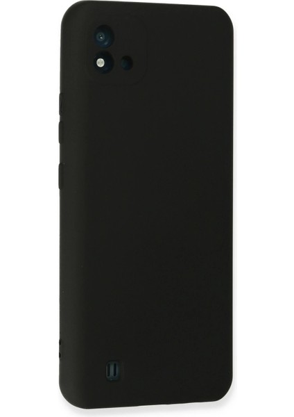 Realme C11 2021 Kılıf Nano Içi Kadife Silikon - Siyah Arbkd modelleri