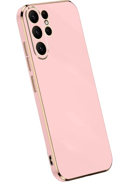 Samsung Galaxy S24 Ultra Kılıf Volet Silikon - Pembe Arbkd