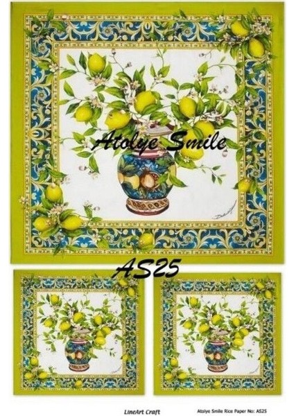 Atölye Smile Pirinç Dekopaj AS25