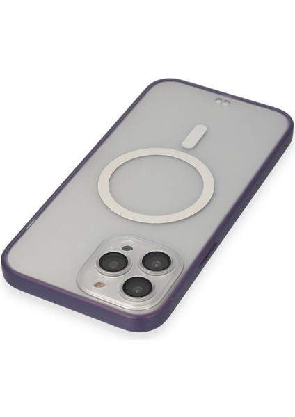 Iphone 14 Pro Kılıf Grand Magneticsafe Kapak - Mor Arbkd modelleri