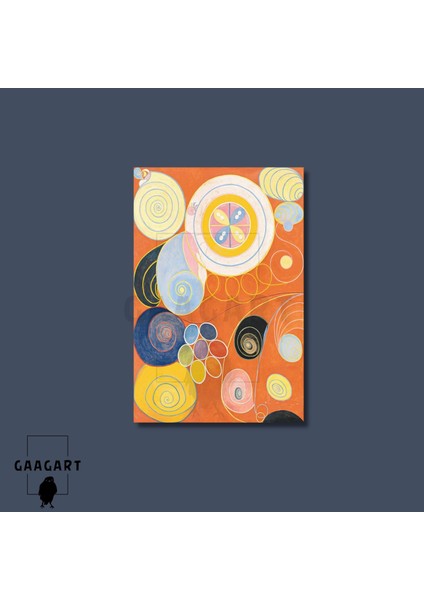 Tekli Dikey Kanvas Tablo Ünlü Eserler Hilma Af Klint The Ten Largest Youth modelleri