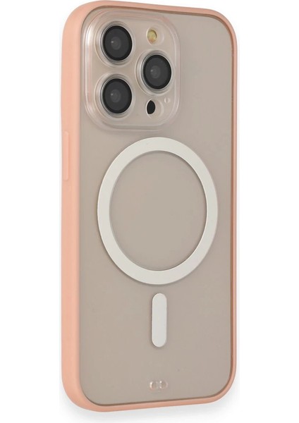 Iphone 14 Pro Kılıf Grand Magneticsafe Kapak - Pembe Arbkd