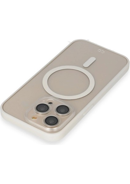 Iphone 13 Pro Max Kılıf Grand Magneticsafe Kapak - Beyaz Arbkd fırsatları