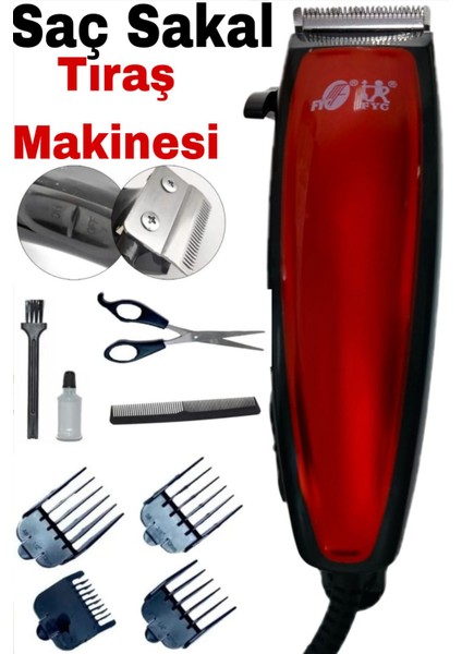 Turuncu Profesyonel Saç ve Sakal Tıraş Makinesi