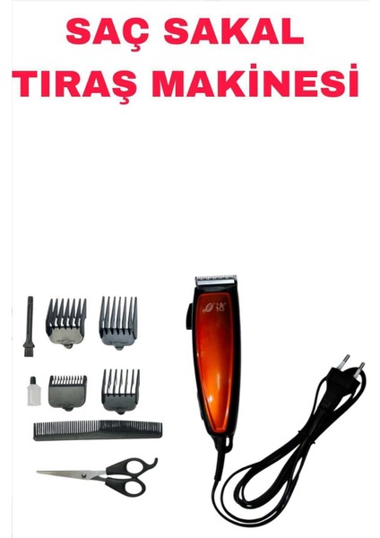 Turuncu Profesyonel Saç ve Sakal Tıraş Makinesi fiyatları