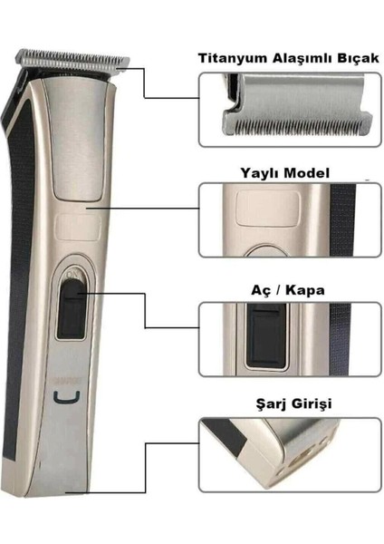 Altın li Lazer Epilasyon Öncesi Tüy Kısaltma Cihazı