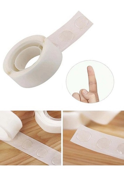 Çift Taraflı Balon Bağlama Bandı, Beyaz, 100'LÜ, Kolay ve Güvenli Kullanım fiyatları