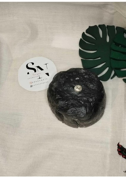 Sitrin Taş Görünümlü Turuncu Renkli Kokusuz Mum 9,5cm x 4cm fırsatları