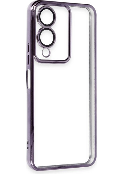 Vivo Y17S Kılıf Razer Lensli Silikon - Mor Arbkd fiyatları