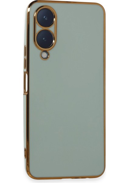 Vivo Y17S Kılıf Volet Silikon - Açık Yeşil Arbkd