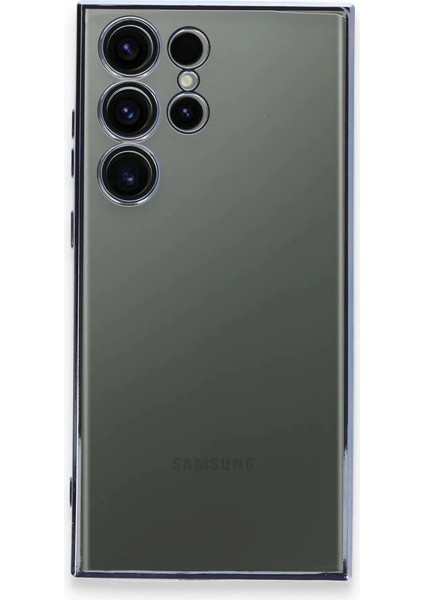 Samsung Galaxy S24 Ultra Kılıf Razer Lensli Silikon - Gold Arbkd