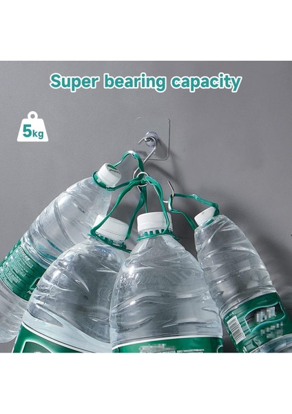 5'li Güçlü Çerçeve Askısı, Yapışkanlı, Vidalı, Delgisiz, Raf Tutucu (Bej) fiyatları