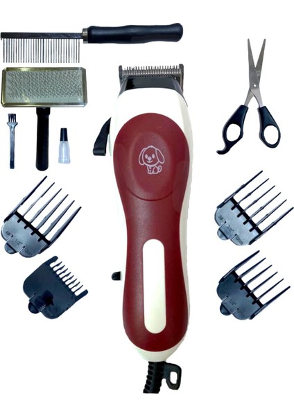 Kedi ve Köpekler Profesyonel Tıraş Makinesi Kırmızı li Kolay Kullanım indirimleri