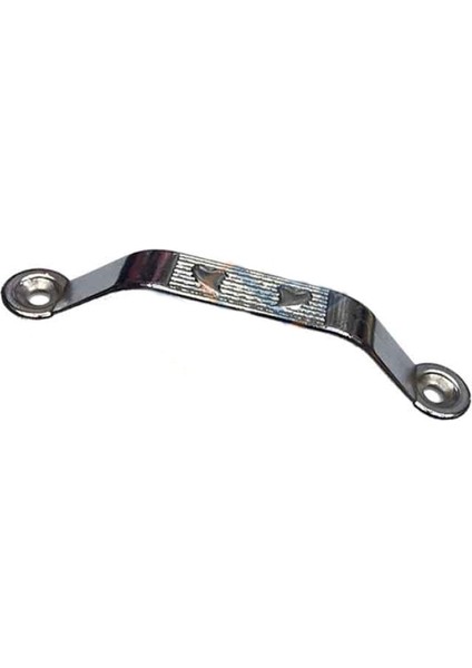 Dekoratif Zamak Kulp Dıştan - 64MM, Nikel, 100 Adet